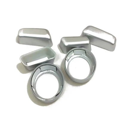 For Changan CS35 PLUS Accessories 2023-2025 ABS CarbonFiber Car Steering Wheel Button Cover Trim Steering Wheel Control Sticker