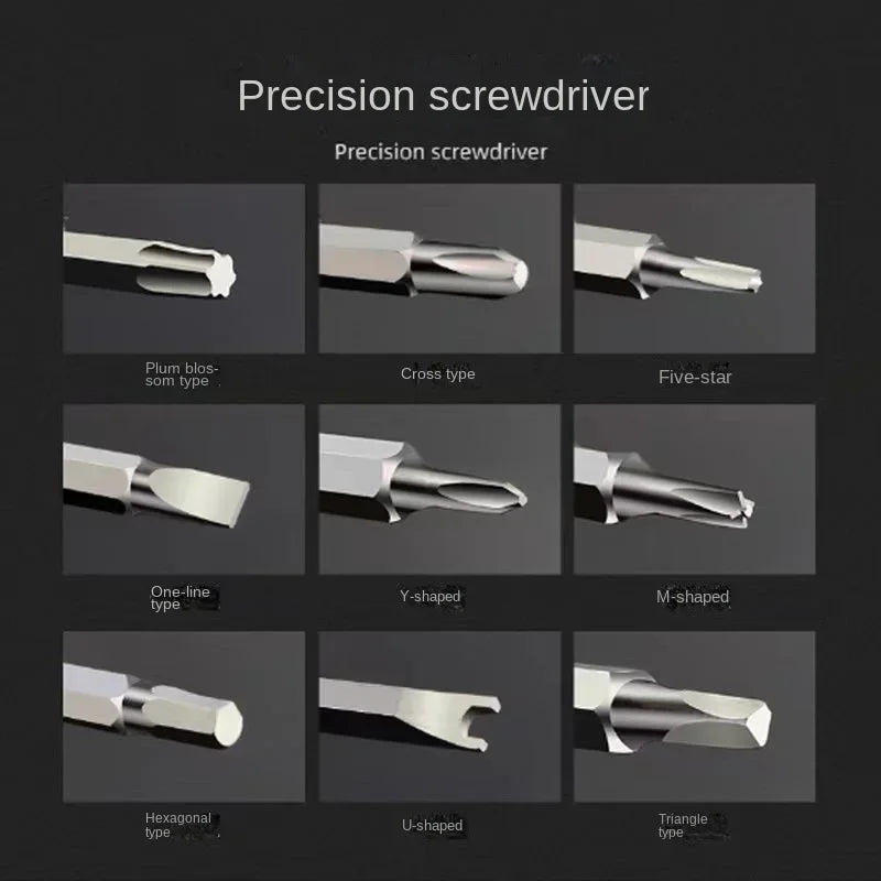 115 in 1 Screwdriver Set with Strong Magnetic High Hardness Multifunctional, and Versatile Disassembly Tools Special-shaped