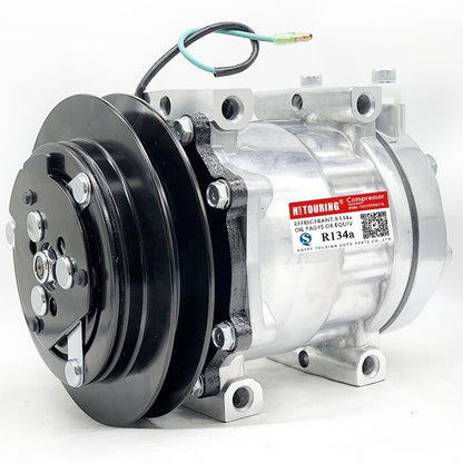 Compresseur de climatisation SD7H13 air conditioning ac compressor for Kobelco Excavator SK235SR SK250LC 314005731 CM104104 CM102095 LC91V00001F1 TDKR151310S